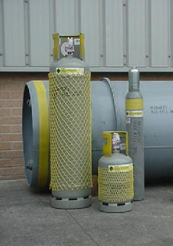F Gas reclamation cylinders